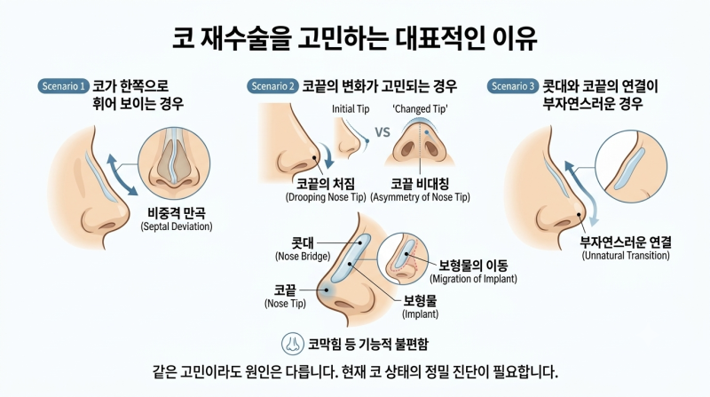 [송도성형외과] 코 재수술, 한 번 했는데 왜 다시 해야 할까요?
